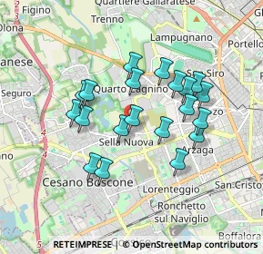 Mappa Via Fratelli Zoia, 20152 Milano MI, Italia (1.526)