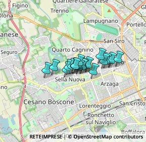 Mappa Via Fratelli Zoia, 20152 Milano MI, Italia (0.89111)