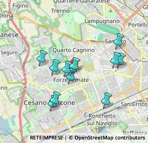 Mappa Via Fratelli Zoia, 20152 Milano MI, Italia (1.67636)