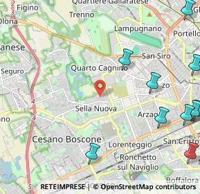 Mappa Via Fratelli Zoia, 20152 Milano MI, Italia (3.24636)