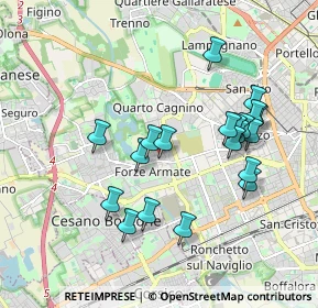 Mappa Via Fratelli Zoia, 20152 Milano MI, Italia (1.8105)
