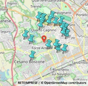 Mappa Via Fratelli Zoia, 20152 Milano MI, Italia (1.6595)