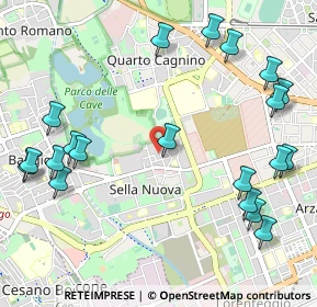 Mappa Via Fratelli Zoia, 20152 Milano MI, Italia (1.3345)