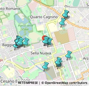 Mappa Via Fratelli Zoia, 20152 Milano MI, Italia (1.0465)