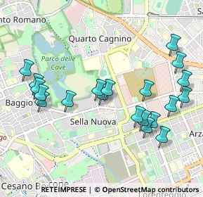 Mappa Via Fratelli Zoia, 20152 Milano MI, Italia (1.0695)