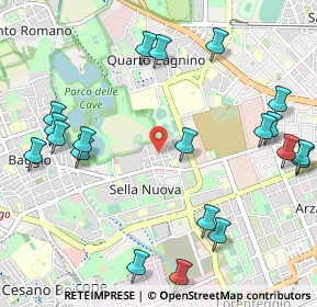 Mappa Via Fratelli Zoia, 20152 Milano MI, Italia (1.3055)