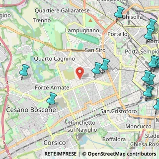 Mappa Via Albino, 20147 Milano MI, Italia (3.378)