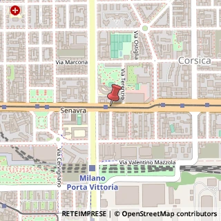 Mappa Viale Corsica,  5, 20133 Milano, Milano (Lombardia)