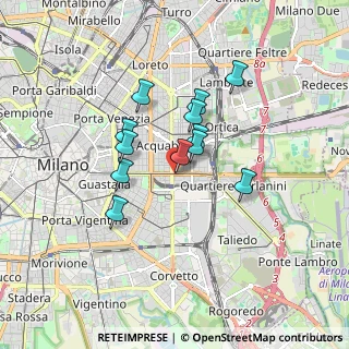 Mappa Via Giuseppe Longhi, 20137 Milano MI, Italia (1.30667)