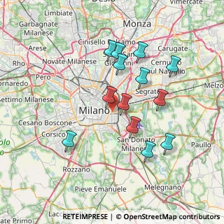 Mappa Via Giuseppe Longhi, 20137 Milano MI, Italia (6.74308)