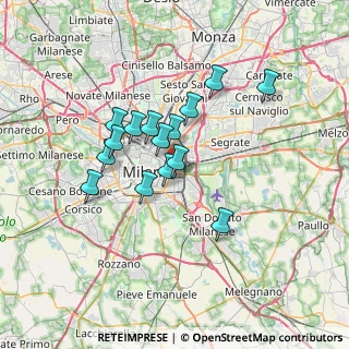 Mappa Via Giuseppe Longhi, 20137 Milano MI, Italia (5.52267)