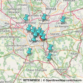 Mappa Via Giuseppe Longhi, 20137 Milano MI, Italia (5.56143)