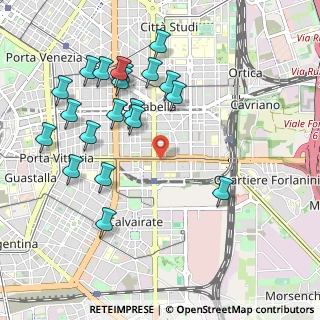 Mappa Via Giuseppe Longhi, 20137 Milano MI, Italia (1.0755)