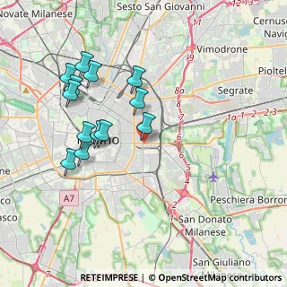 Mappa Via Giuseppe Longhi, 20137 Milano MI, Italia (3.79308)