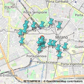 Mappa Largo Agostino Gemelli, 20123 Milano MI, Italia (0.787)