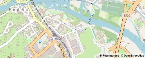 Mappa Ivrea