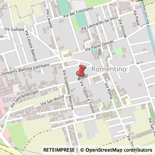 Mappa Via IV Novembre, 35, 28068 Romentino, Novara (Piemonte)