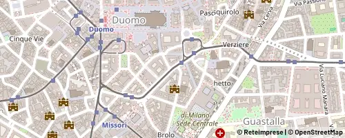 Mappa Milano