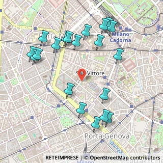 Mappa Via degli Olivetani, 20123 Milano MI, Italia (0.573)