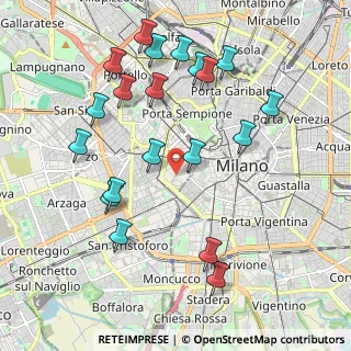 Mappa Via degli Olivetani, 20123 Milano MI, Italia (2.1875)