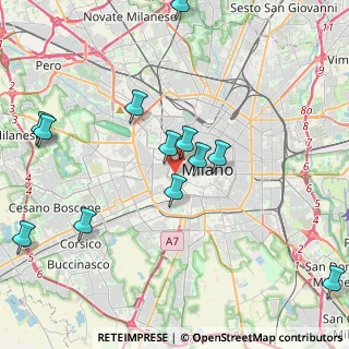 Mappa Via degli Olivetani, 20123 Milano MI, Italia (4.55083)
