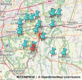 Mappa Via Rossate, 26833 Lavagna LO, Italia (7.27222)