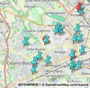 Mappa Via della Rovere, 20152 Milano MI, Italia (2.4315)