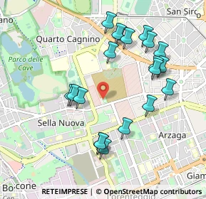 Mappa Via della Rovere, 20152 Milano MI, Italia (0.98)