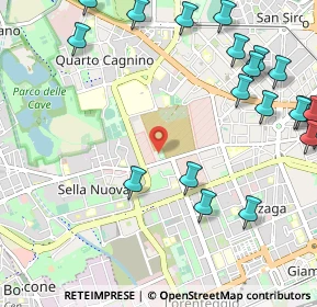 Mappa Via della Rovere, 20152 Milano MI, Italia (1.445)