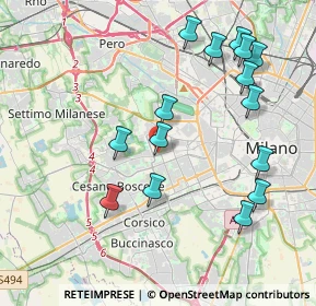 Mappa Via della Rovere, 20152 Milano MI, Italia (4.25267)