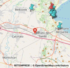 Mappa Via P. Borsellino, 25017 Lonato del Garda BS, Italia (5.35091)