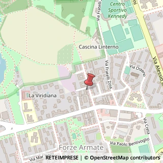 Mappa Via Cascina Barocco, 10, 20152 Milano, Milano (Lombardia)