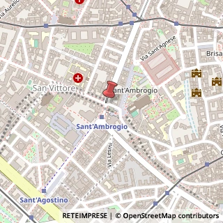 Mappa Via San Vittore,  6, 20123 Milano, Milano (Lombardia)