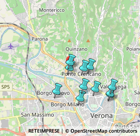 Mappa Via CA Di Cozzi Fr. 39 II, 37125 Verona VR, Italia (1.65636)