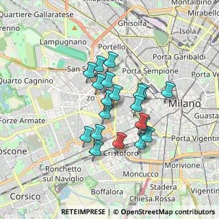 Mappa Via Volterra, 20146 Milano MI, Italia (1.3245)