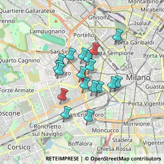 Mappa Via Volterra, 20146 Milano MI, Italia (1.32222)