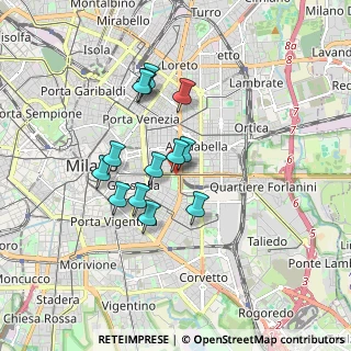 Mappa Corso XXII Marzo, Milano MI (1.40308)