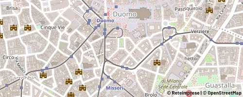 Mappa Milano
