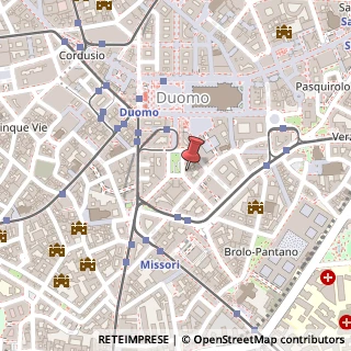 Mappa Via Flavio Baracchini, 1, 20123 Milano, Milano (Lombardia)