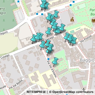 Mappa Via Val d'Intelvi, 20142 Milano MI, Italia (0.1)