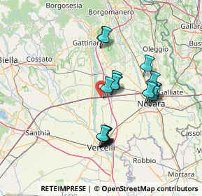 Mappa 28060 Recetto NO, Italia (12.4975)