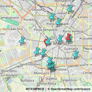 Mappa S.Ambrogio, 20123 Milano MI, Italia (2.03375)