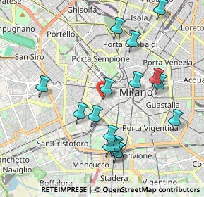 Mappa S.Ambrogio, 20123 Milano MI, Italia (2.03375)