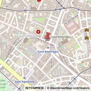 Mappa Via San Vittore, 3, 20123 Milano, Milano (Lombardia)