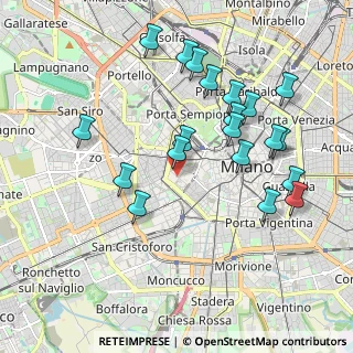 Mappa Via Gian Battista Vico, 20123 Milano MI, Italia (2.006)