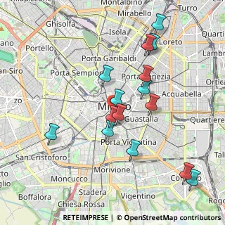 Mappa Via Maurizio Gonzaga, 20123 Milano MI, Italia (1.90867)
