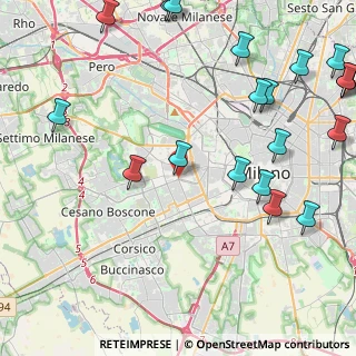 Mappa Bande Nere, 20147 Milano MI, Italia (6.027)