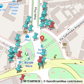 Mappa Bande Nere, 20147 Milano MI, Italia (0.07931)