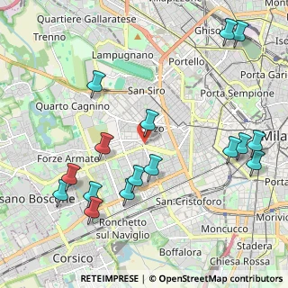 Mappa Bande Nere, 20147 Milano MI, Italia (2.45813)