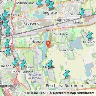 Mappa Via Arnoldo Mondadori, 20134 Segrate MI, Italia (3.55529)
